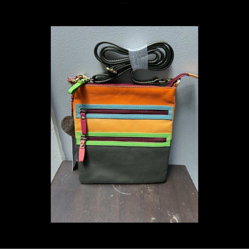 NWT Myra Bag color block Crossbody bag